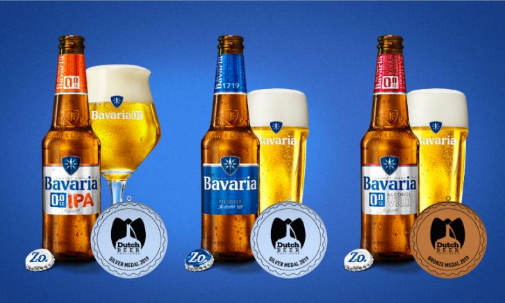 Bavaria valt driemaal in de prijzen op de Dutch Beer Challenge